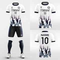 XTeamwear Soccer Uniforms Geometric - Custom Soccer Jerseys Kit Sublimated for Academy