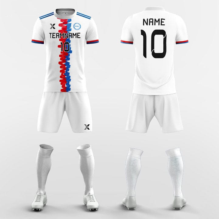 XTeamwear Soccer Uniforms Graphic Drawn - Custom Soccer Jerseys Kit Sublimated for Club