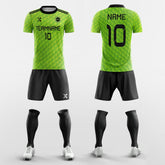 XTeamwear Soccer Uniforms Graphic Green - Custom Soccer Jerseys Kit Sublimated for Women