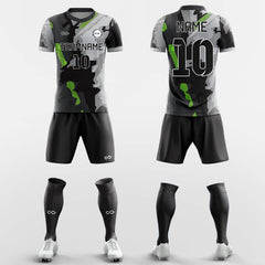 XTeamwear Soccer Uniforms Gray / S Montage - Custom Soccer Jerseys Kit Sublimated for Team FT260116S