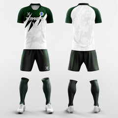 XTeamwear Soccer Uniforms Green / S Graphic Print - Custom Soccer Jerseys Kit Sublimated for League