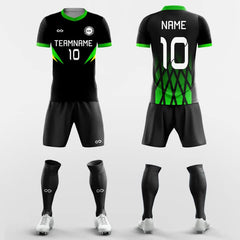 XTeamwear Soccer Uniforms Green / S Ink Rhyme - Custom Soccer Jerseys Kit Sublimated for Team FT260320S