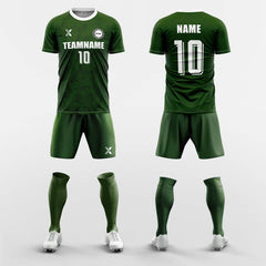 XTeamwear Soccer Uniforms Green / S Lane-Custom Soccer Jerseys Kit Sublimated Design