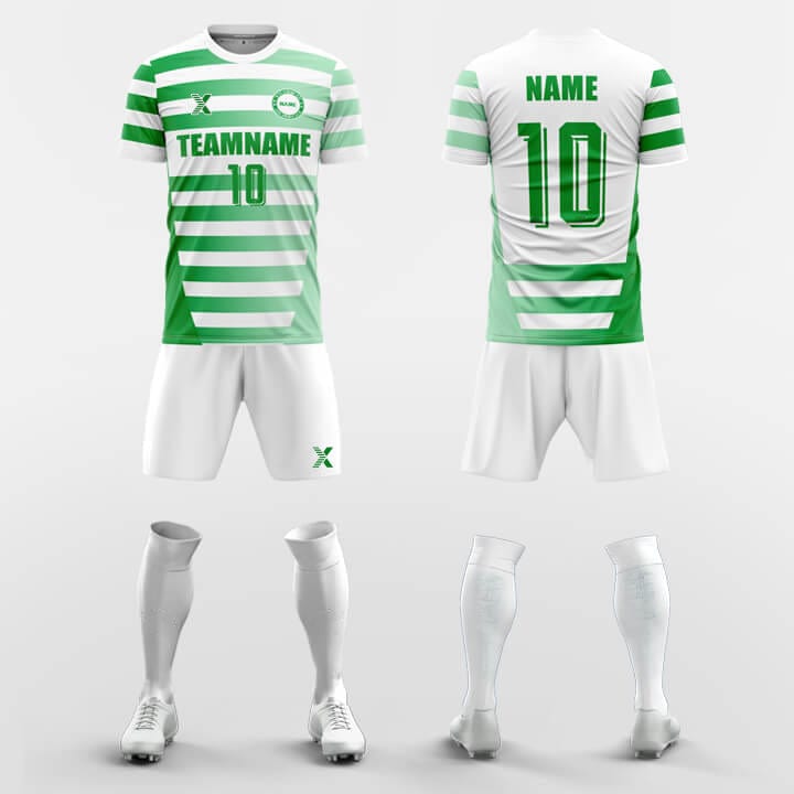 XTeamwear Soccer Uniforms Green / S Pin-Custom Soccer Jerseys Kit Sublimated Design