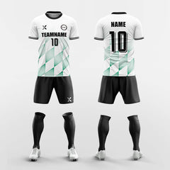XTeamwear Soccer Uniforms Green / S Ray - Custom Soccer Jerseys Kit Sublimated Design
