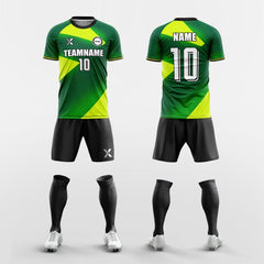XTeamwear Soccer Uniforms Green / S Xmas-Custom Soccer Jerseys Kit Sublimated Design