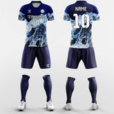 XTeamwear Soccer Uniforms Ice Berg - Custom Soccer Jerseys Kit Sublimated Design