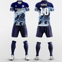 XTeamwear Soccer Uniforms Ice Berg - Custom Soccer Jerseys Kit Sublimated Design