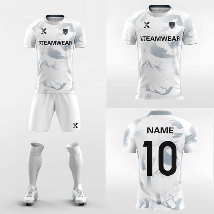 XTeamwear Soccer Uniforms Ink Painting - Custom Soccer Jerseys Kit Sublimated for Kids
