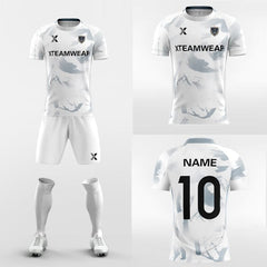 XTeamwear Soccer Uniforms Ink Painting - Custom Soccer Jerseys Kit Sublimated for Kids