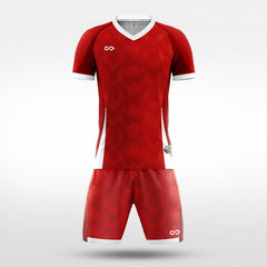 XTeamwear Soccer Uniforms Layered Peaks - Custom Soccer Jerseys Kit Sublimated for Team - WS204GCCL3