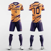 XTeamwear Soccer Uniforms Leopard - Customized Men's Sublimated Soccer Jersey kit