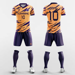 XTeamwear Soccer Uniforms Leopard - Customized Men's Sublimated Soccer Jersey kit