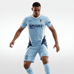 XTeamwear Soccer Uniforms Light blue / S Armor of Radiant Light (Three Generations) - Custom Soccer Jerseys Kit Sublimated for Team(Special Offer)