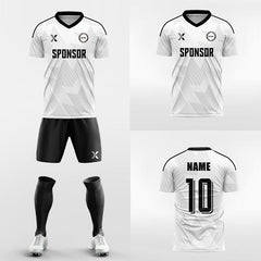 XTeamwear Soccer Uniforms Light-colored geometric gradient - Custom Soccer Jerseys Kit Sublimated for Team