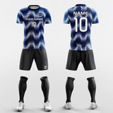 XTeamwear Soccer Uniforms Light Wave - Custom Soccer Jerseys Kit Sublimated for League