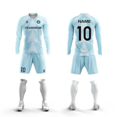 XTeamwear Soccer Uniforms Mosaic - Kids Custom Soccer Uniforms Long Sleeve