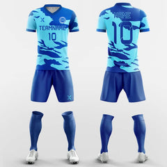XTeamwear Soccer Uniforms Navy - Custom Soccer Jerseys Kit Sublimated Design