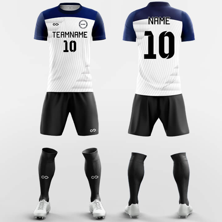 XTeamwear Soccer Uniforms Navy / S Blank - Custom Soccer Jerseys Kit Sublimated for Club FT260313S