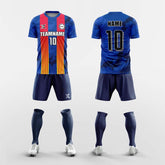 XTeamwear Soccer Uniforms Navy / S Crack - Custom Soccer Jerseys Kit Sublimated Design