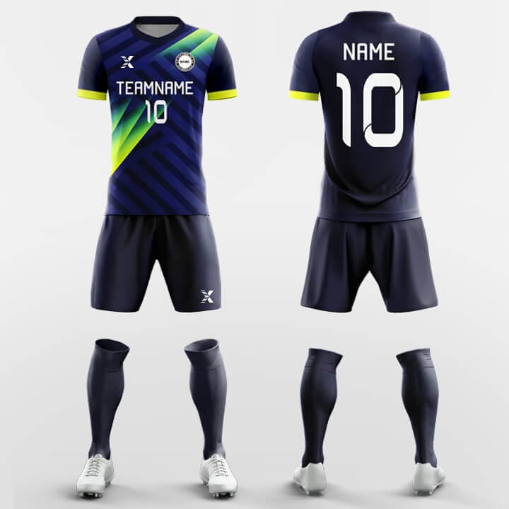 XTeamwear Soccer Uniforms Navy / S Gloriously Radiant - Custom Soccer Jerseys Kit Sublimated for Team FT260322S