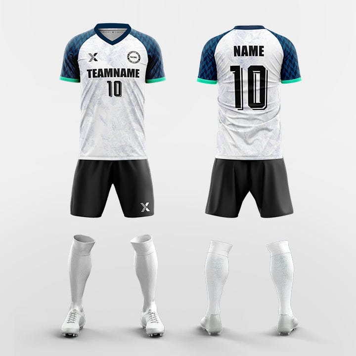 XTeamwear Soccer Uniforms Navy / S Ice - Custom Soccer Jerseys Kit Sublimated Design
