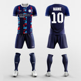 XTeamwear Soccer Uniforms Navy / S Mystery - Custom Sublimation Short Sleeve Soccer Kits