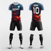 XTeamwear Soccer Uniforms Navy / S Stove - Custom Soccer Jerseys Kit Sublimated for Team FT260303S