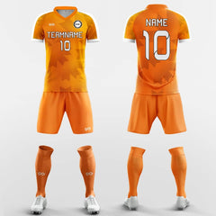 XTeamwear Soccer Uniforms Orange / S Maple - Custom Soccer Jerseys Kit Sublimated for Club FT260120S