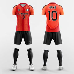 XTeamwear Soccer Uniforms Orange / S Modish-Custom Soccer Jerseys Kit Sublimated Design