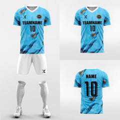 XTeamwear Soccer Uniforms Paintbrush-Custom Soccer Jerseys Kit Sublimated Design