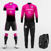 XTeamwear Soccer Uniforms Pink Continent - Custom Soccer Team Uniform Pack List Design