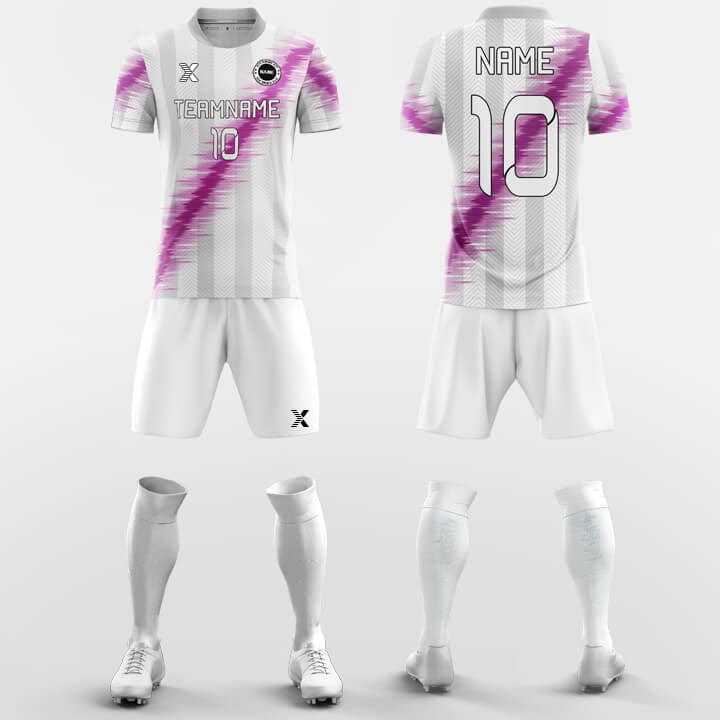 XTeamwear Soccer Uniforms Pink Ribbon - Custom Soccer Jerseys Kit Sublimated Design