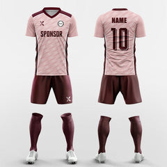 XTeamwear Soccer Uniforms pink / S Regular twist- Custom Soccer Jerseys Kit Sublimated for Team