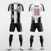 XTeamwear Soccer Uniforms pink / S Three lines across the waist - Custom Soccer Jerseys Kit Sublimated for Team
