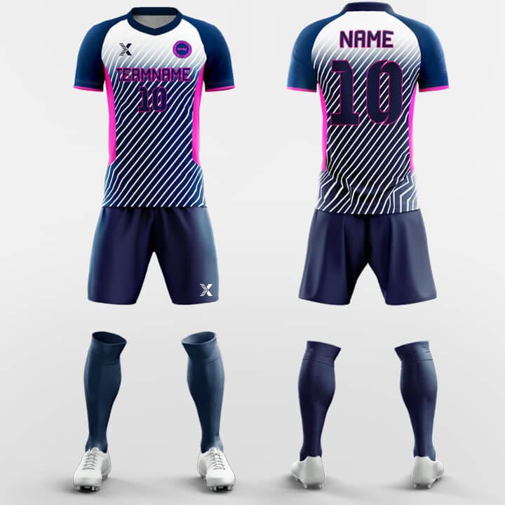 XTeamwear Soccer Uniforms Pink Zebra-Custom Soccer Jerseys Kit Sublimated Design