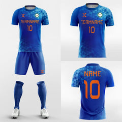 XTeamwear Soccer Uniforms Polygon - Custom Soccer Jerseys Kit Sublimated for University