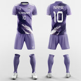 XTeamwear Soccer Uniforms Purple Marble - Custom Soccer Jerseys Kit Sublimated Design