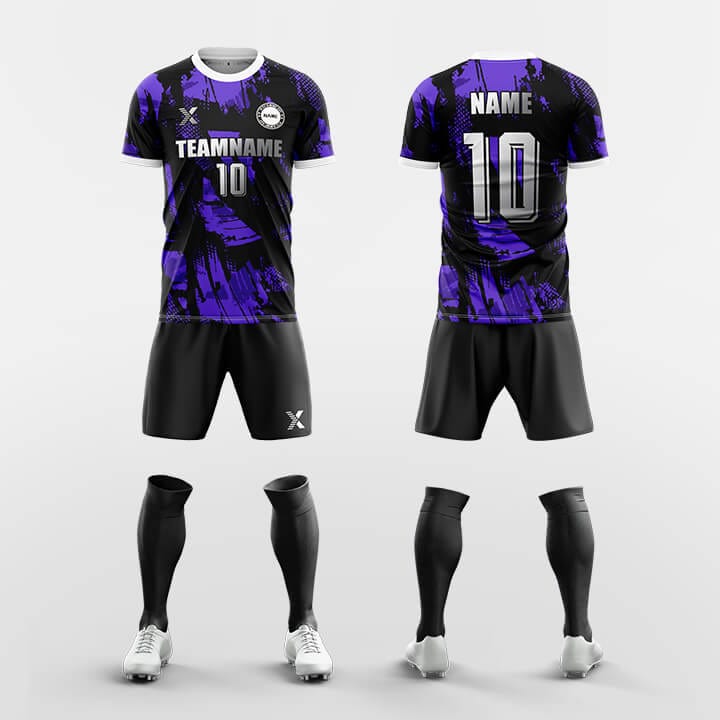 XTeamwear Soccer Uniforms Purple / S Venom - Custom Soccer Jerseys Kit Sublimated Design