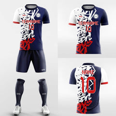 XTeamwear Soccer Uniforms Ranma - Custom Soccer Jerseys Kit Sublimated for Team FT260114S