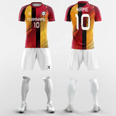 XTeamwear Soccer Uniforms Red Light - Custom Soccer Jerseys Kit Sublimated Design