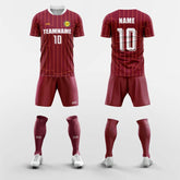 XTeamwear Soccer Uniforms Red / S Appease - Custom Soccer Jerseys Kit Sublimated Design