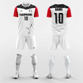 XTeamwear Soccer Uniforms Red / S Authentic- Custom Soccer Jerseys Kit Sublimated for Team