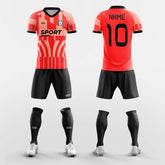 XTeamwear Soccer Uniforms Red / S Candlelights - Custom Soccer Jerseys Kit Sublimated for Club FT260219S