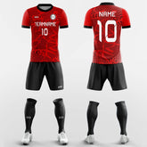 XTeamwear Soccer Uniforms Red / S Hallucination - Custom Soccer Jerseys Kit Sublimated for Club FT260216S