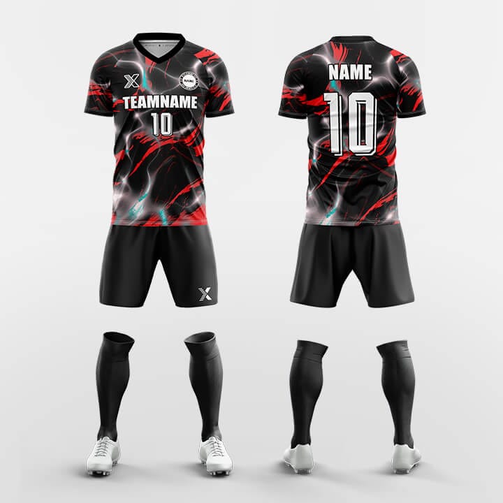 XTeamwear Soccer Uniforms Red / S Nezha - Custom Soccer Jerseys Kit Sublimated Design