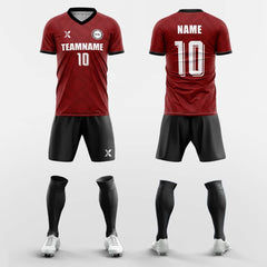 XTeamwear Soccer Uniforms Red / S Notion-Custom Soccer Jerseys Kit Sublimated Design