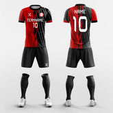 XTeamwear Soccer Uniforms Red / S Papaya - Custom Soccer Jerseys Kit for Academy