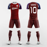 XTeamwear Soccer Uniforms Red / S Power Play - Custom Soccer Jerseys Kit Sublimated for Team FT260211S