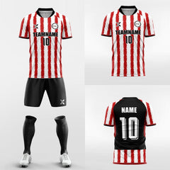 XTeamwear Soccer Uniforms Red / S Spotlight- Custom Sublimation Short Sleeve Soccer Kits